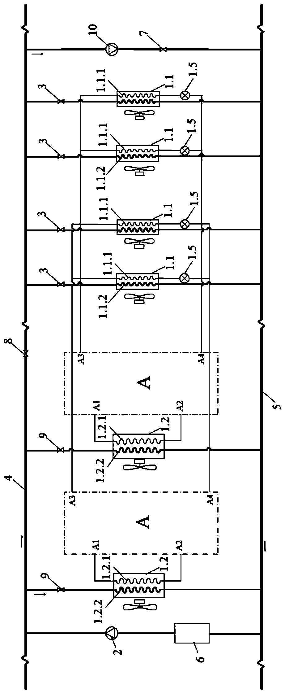 Multi-mode water-circulation multi-split air-conditioning system