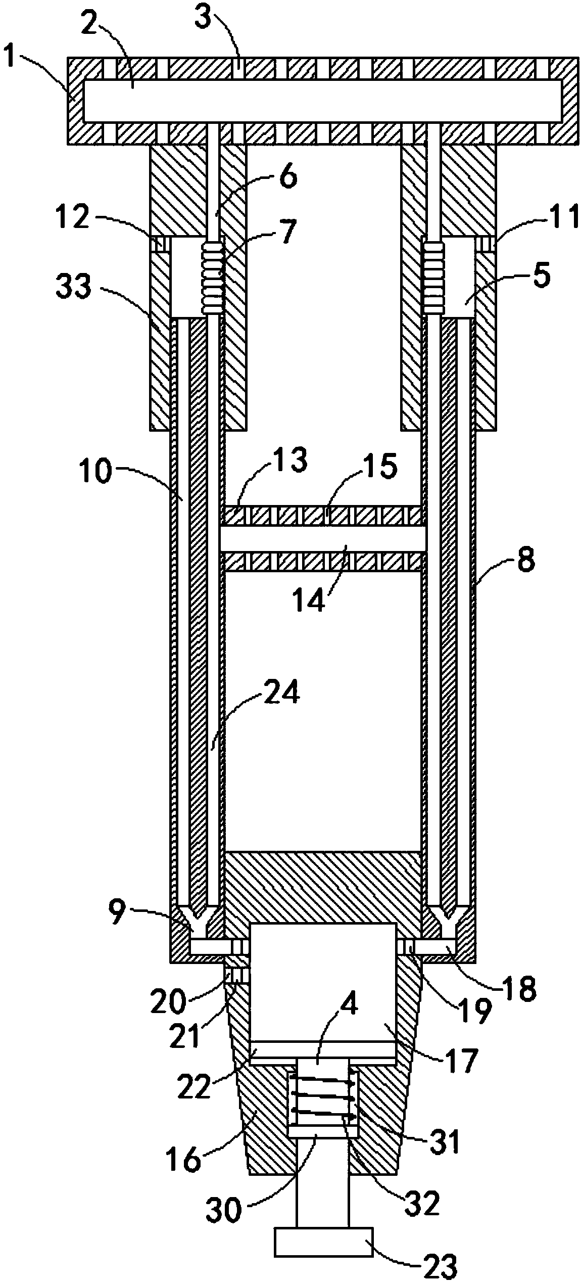 Walking stick with ventilation effect