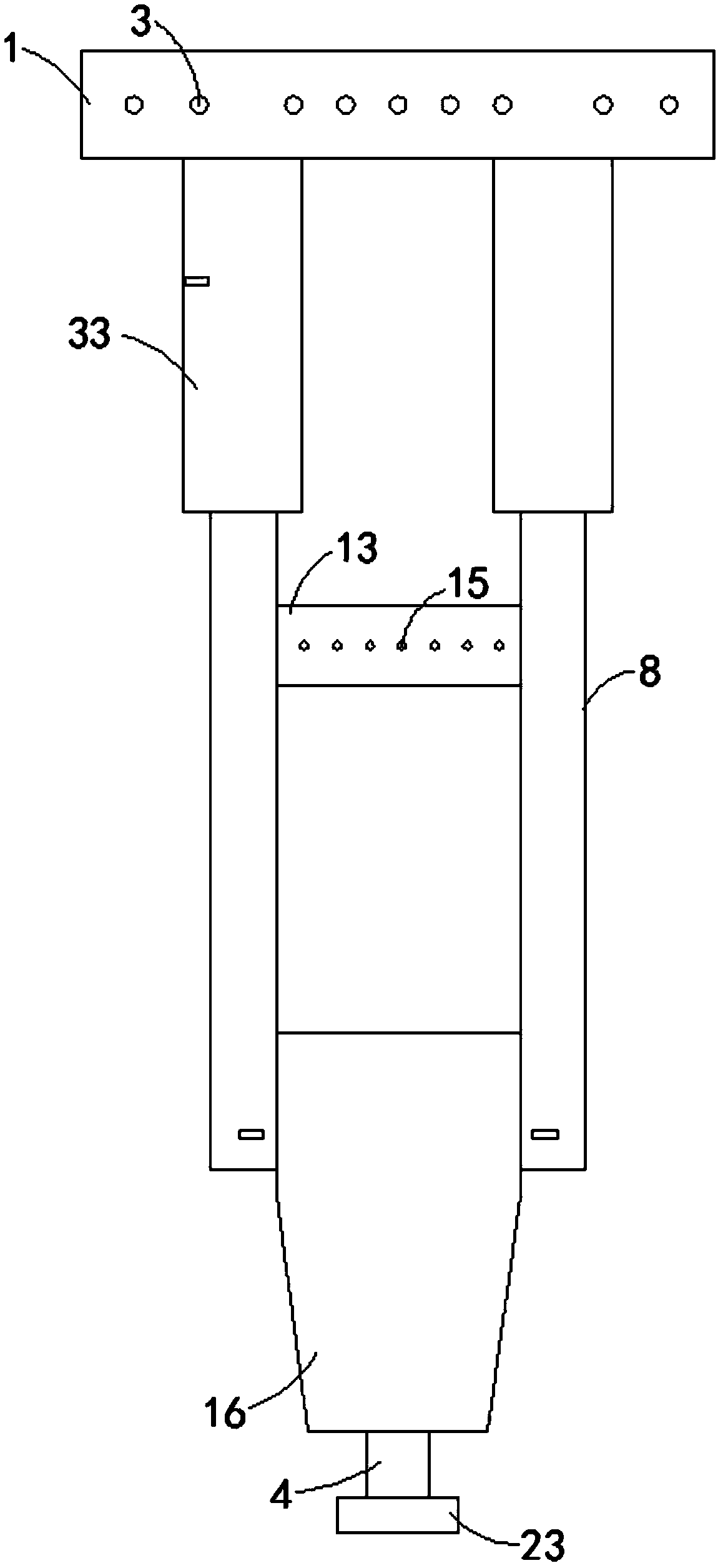 Walking stick with ventilation effect