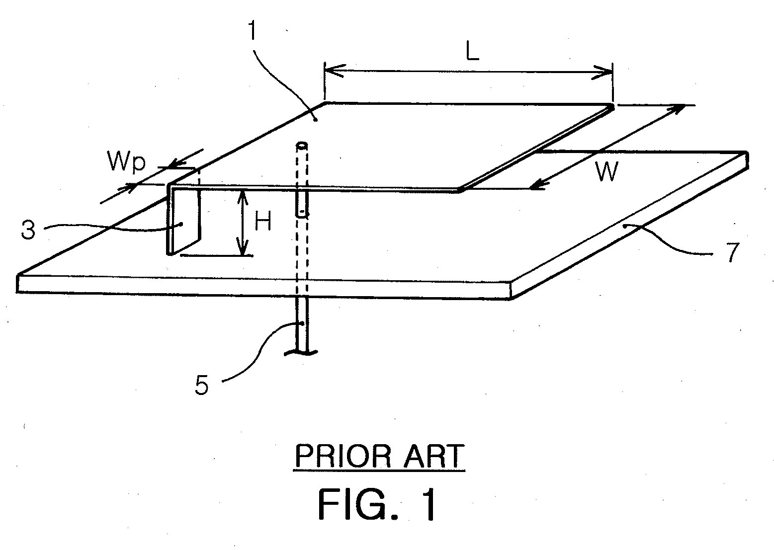 Internal chip antenna