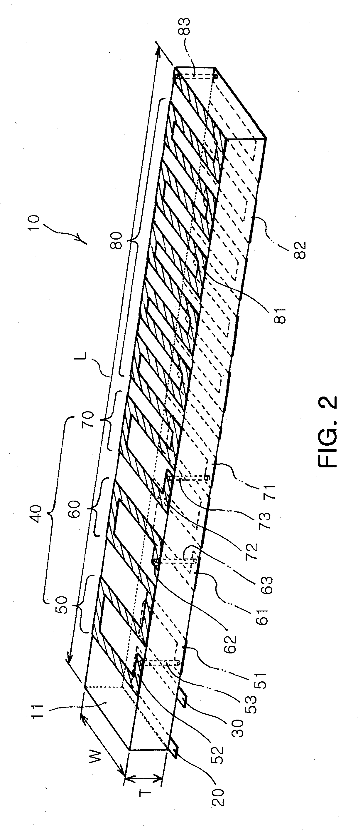 Internal chip antenna