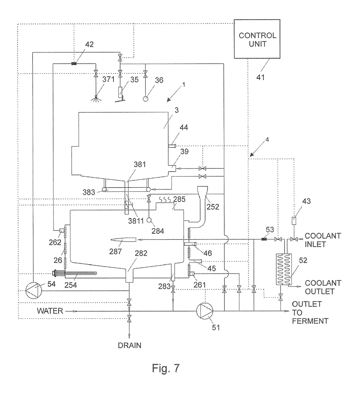 Two vessel compact beer brewing system