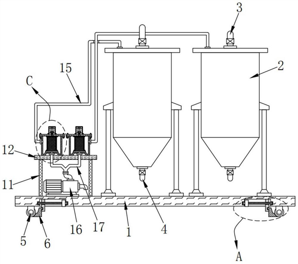 A kind of progesterone raw material classification and preservation device