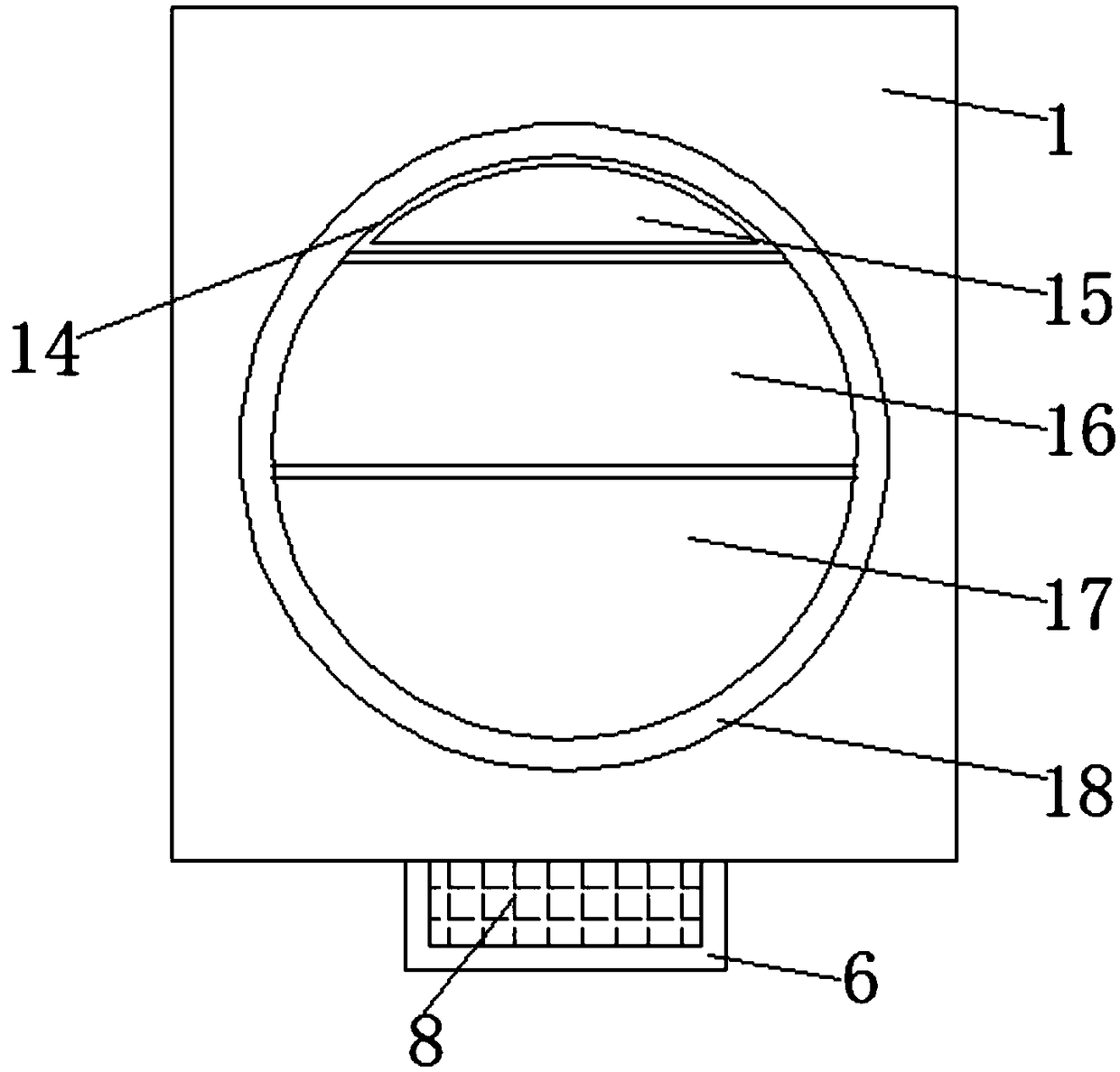 Environment-friendly household garbage can with classification function