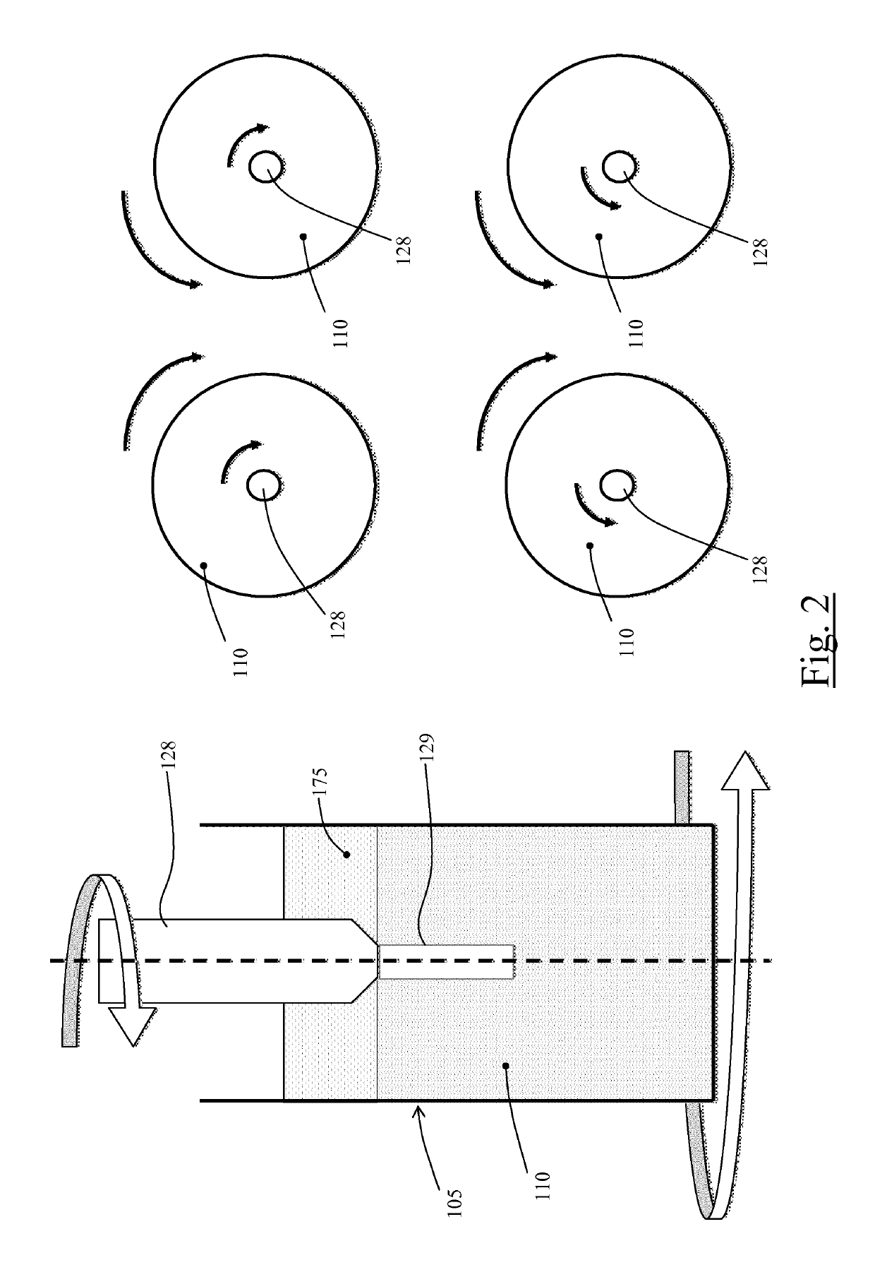 Method of fabricating structures, starting from material rods