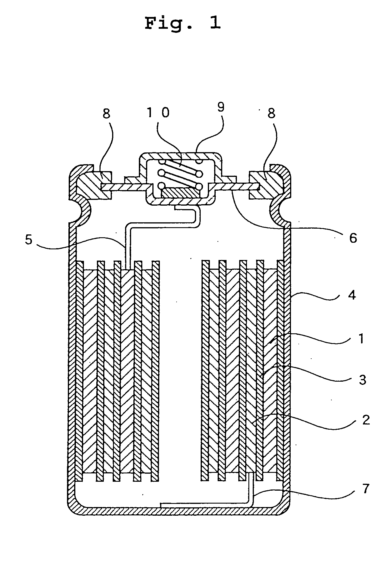 Nickel metal hydride storage battery