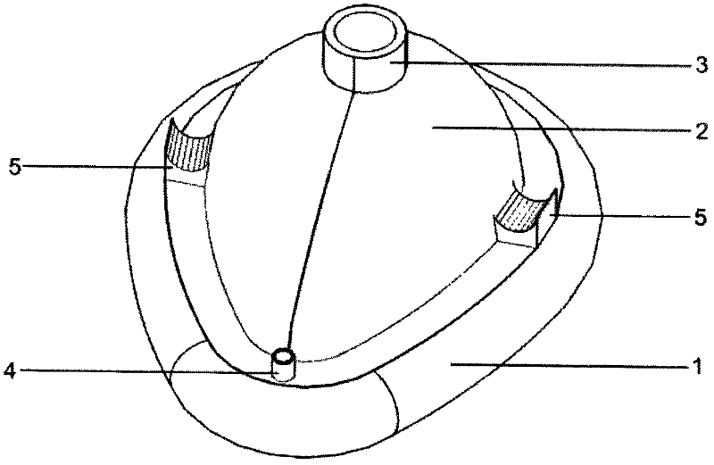 Finger lock type anaesthetic mask