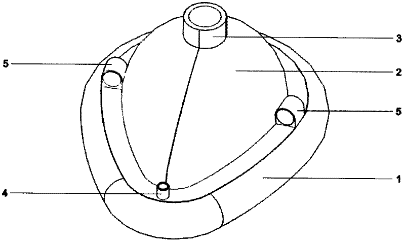 Finger lock type anaesthetic mask