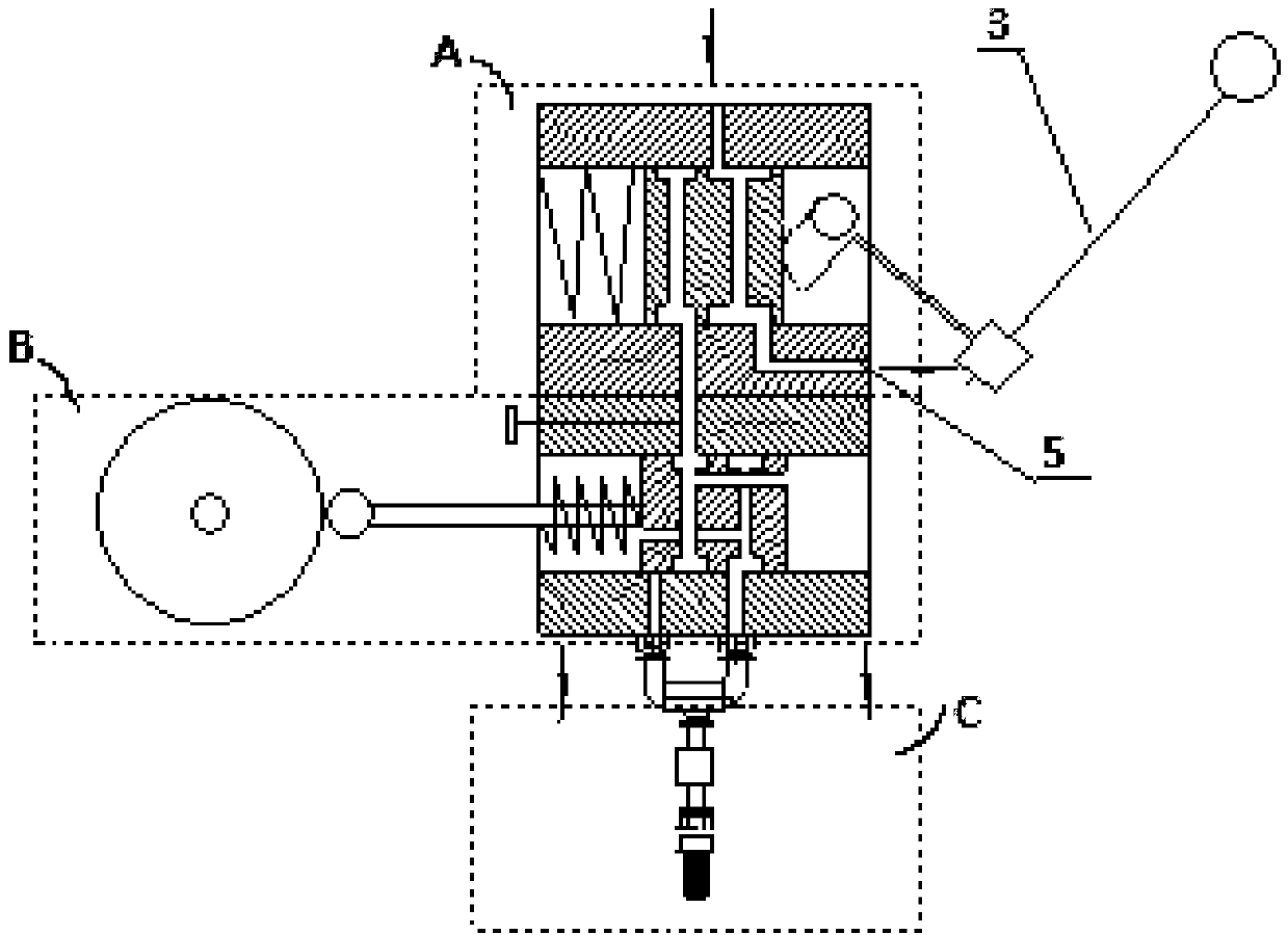 Pneumatic closing and locking alarm device of air door