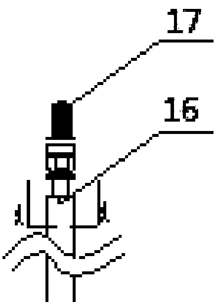 Pneumatic closing and locking alarm device of air door