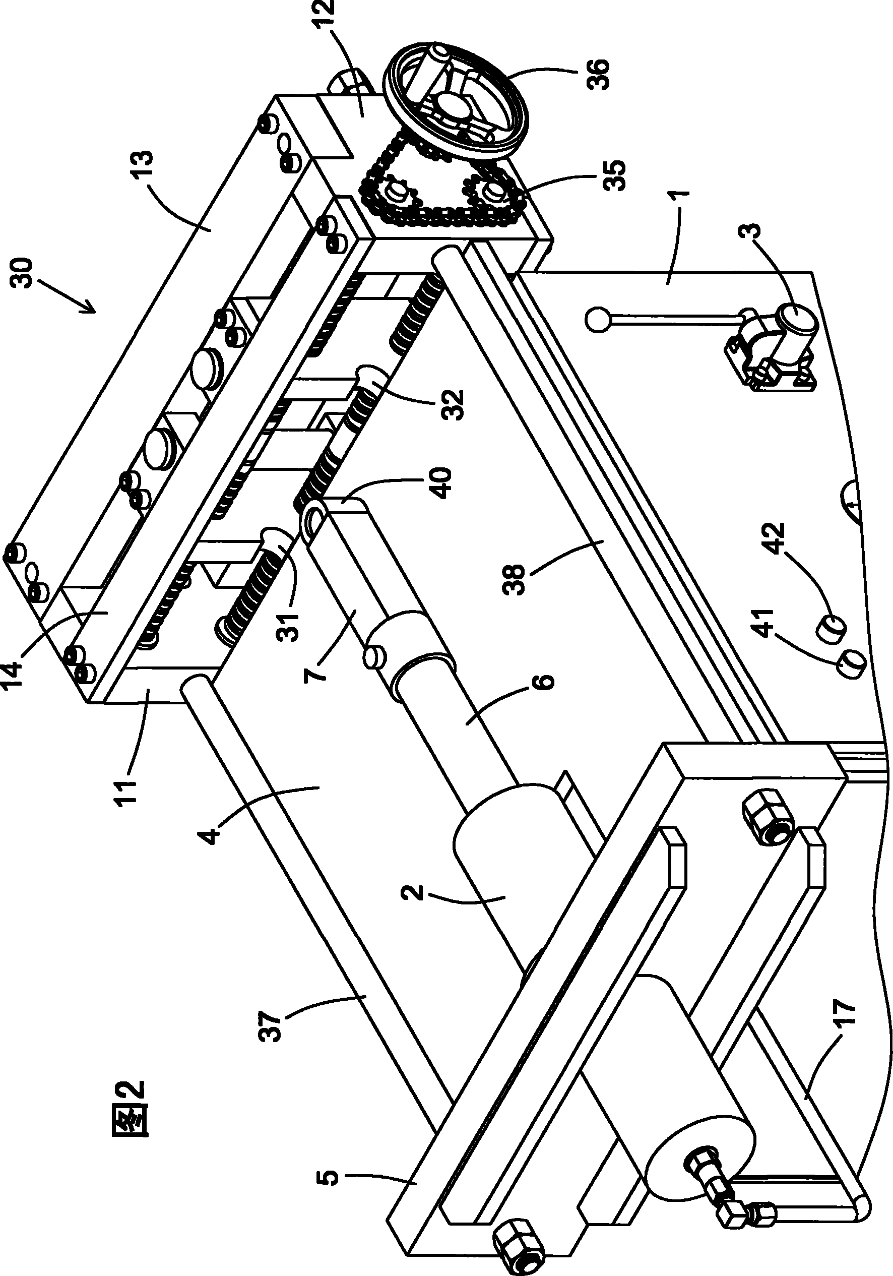 Steel cold bending test machine