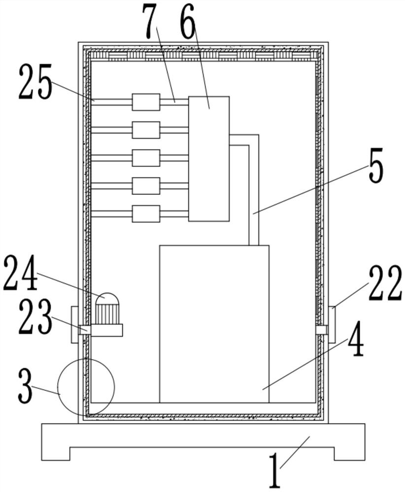 A fully inflatable and fully insulated cable distribution box