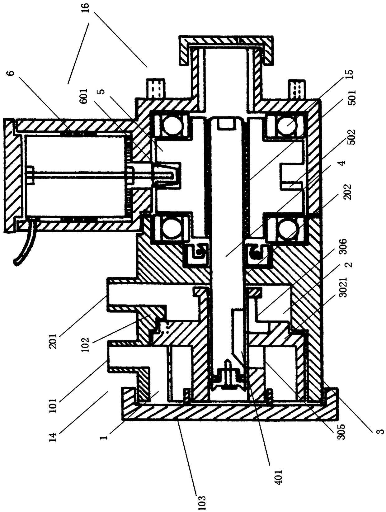 Drainage device and system for controlling concentrated water discharge in water purification process