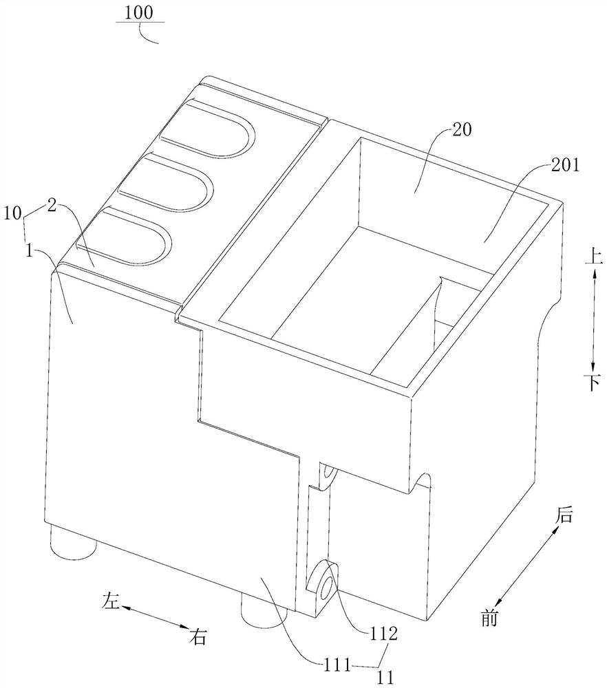 Feeding device, feeding assembly with feeding device and washing equipment