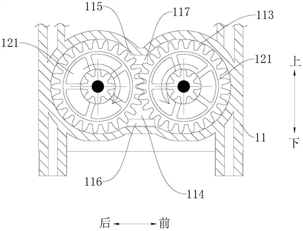 Feeding device, feeding assembly with feeding device and washing equipment