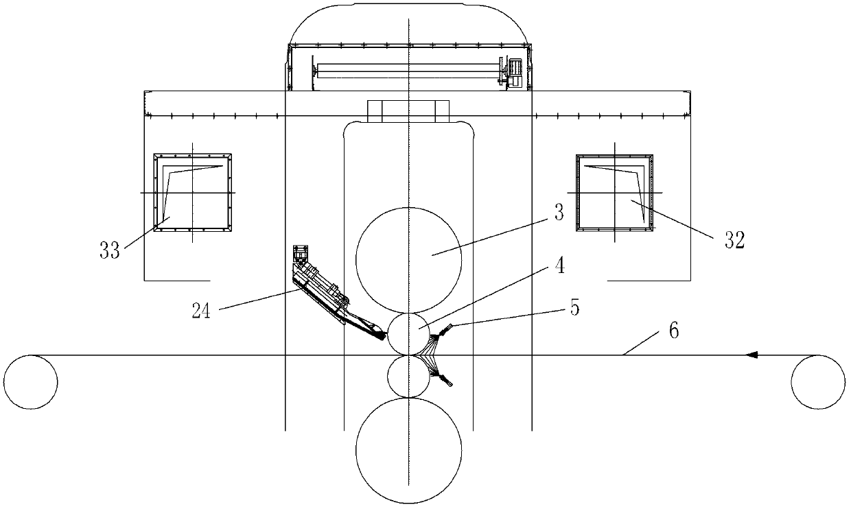 Water mist leveling system in cold-rolling wet leveling production