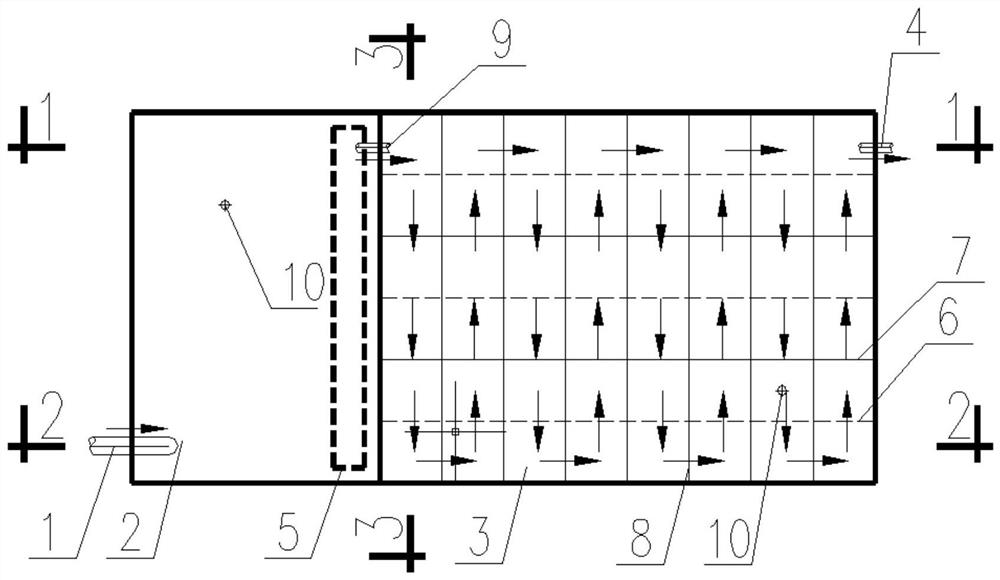 Unpowered sewage treatment device