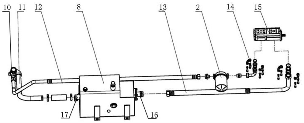 Oil separation and combination self-conversion tractor hydraulic system