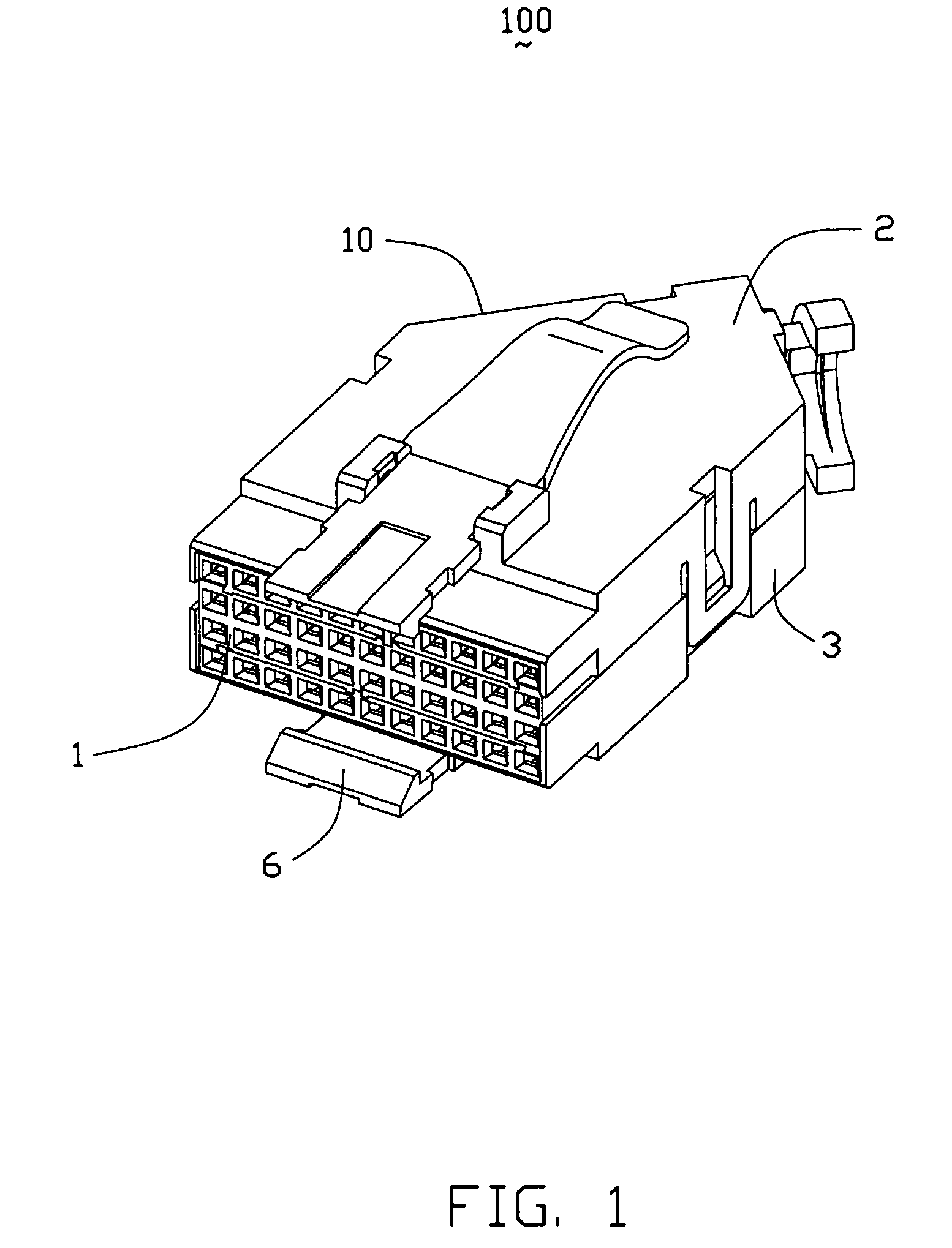 Electrical connector with improved latching structure