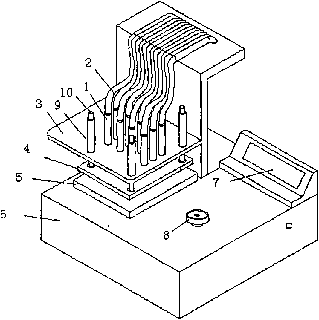 Process for testing capacitance type touch screen