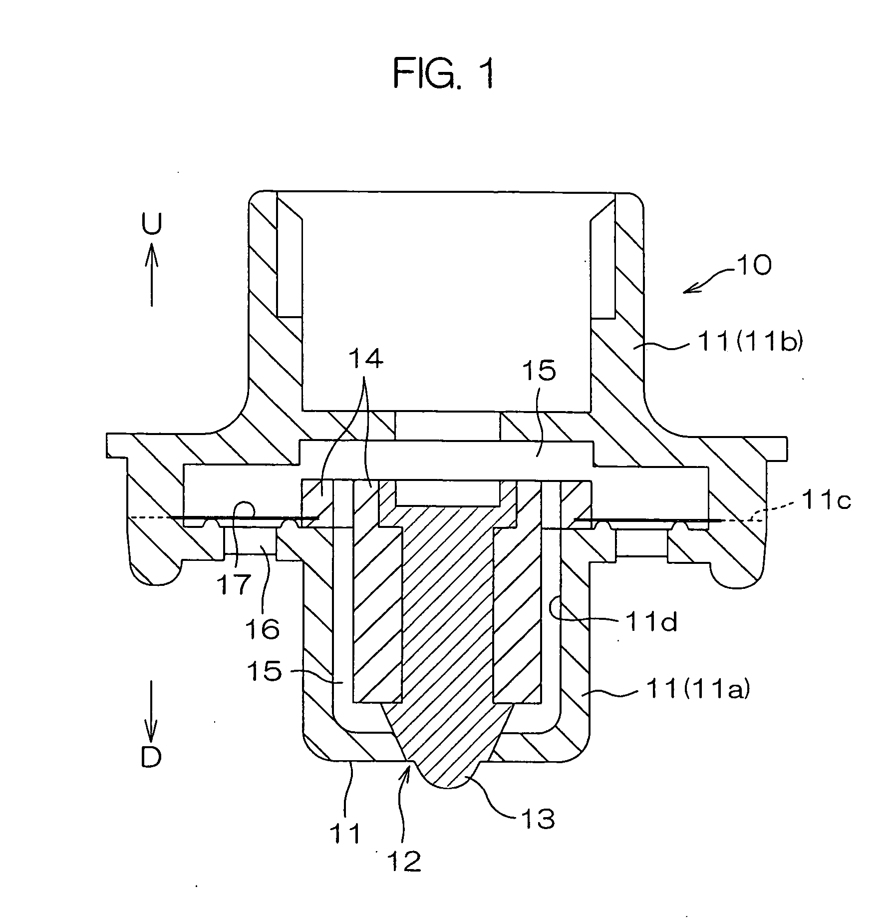 Discharge member and container provided with the same