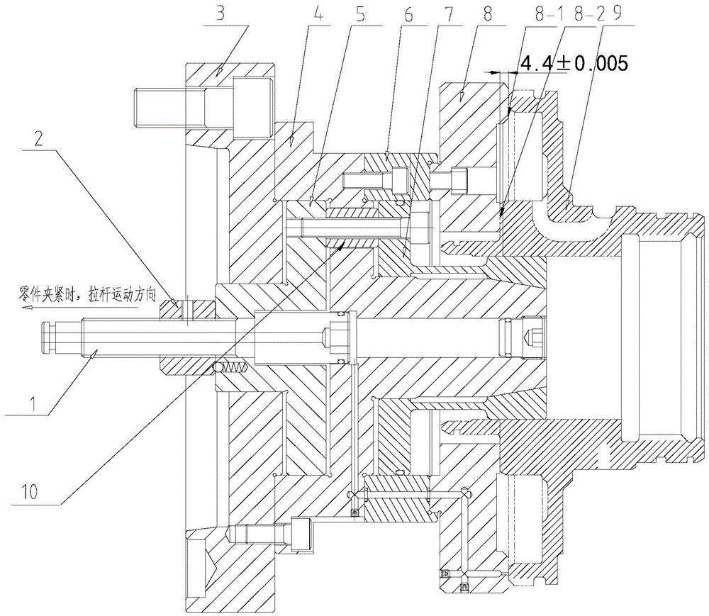 A double-end over-positioning fixture