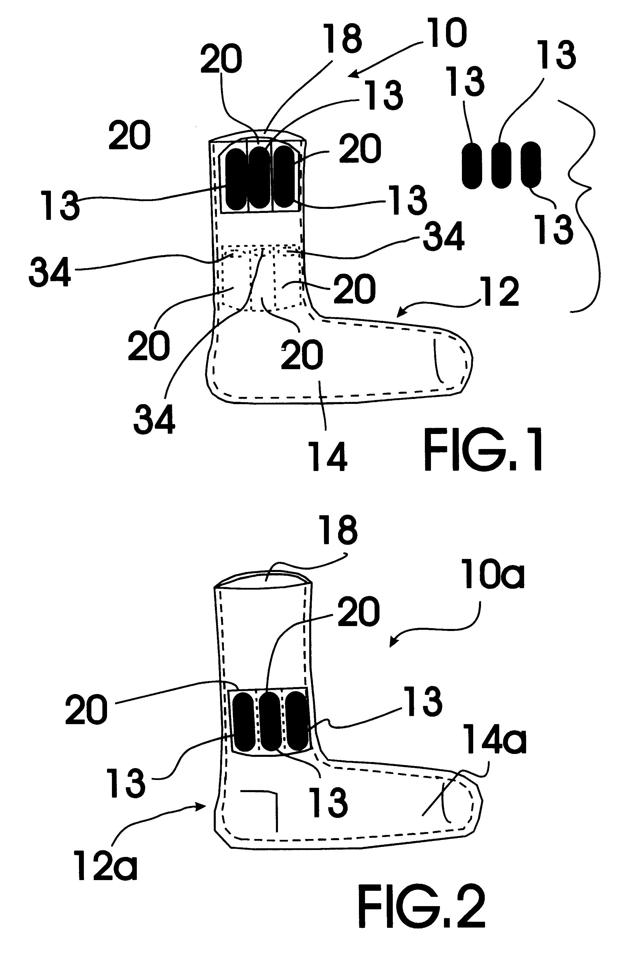 Orthopedic sock system