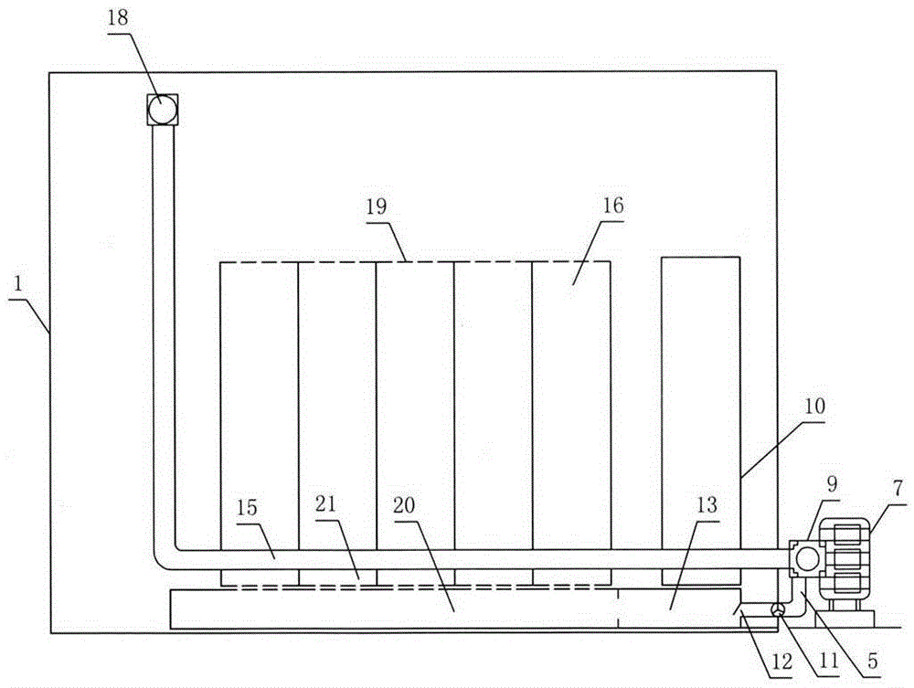 An energy-saving device for external circulation heat exchange in a communication room