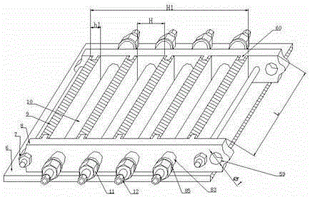 A kind of inorganic micro-irrigation tube and used mold and method for manufacturing micro-irrigation tube with the mold