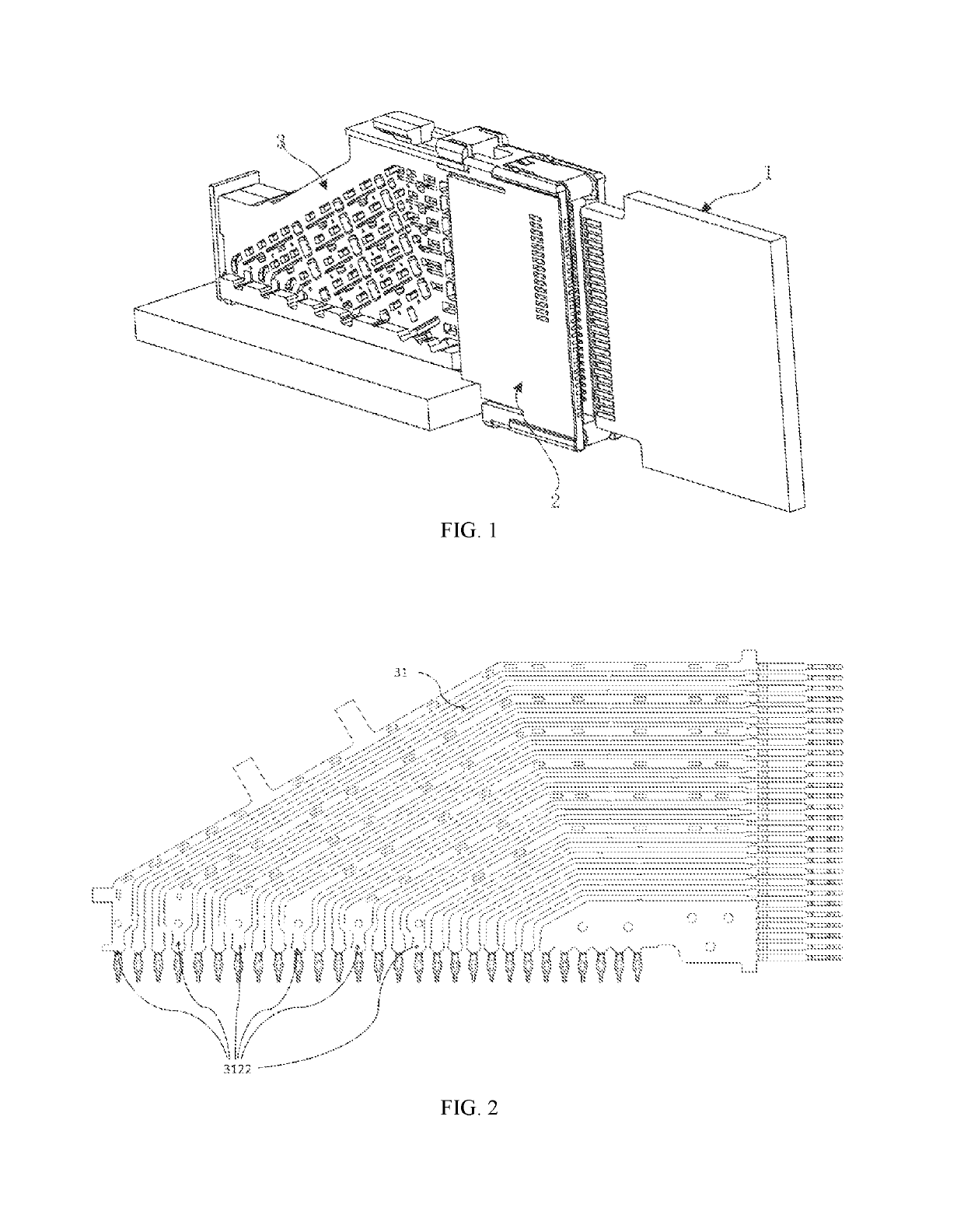 High-speed plug-in card connector