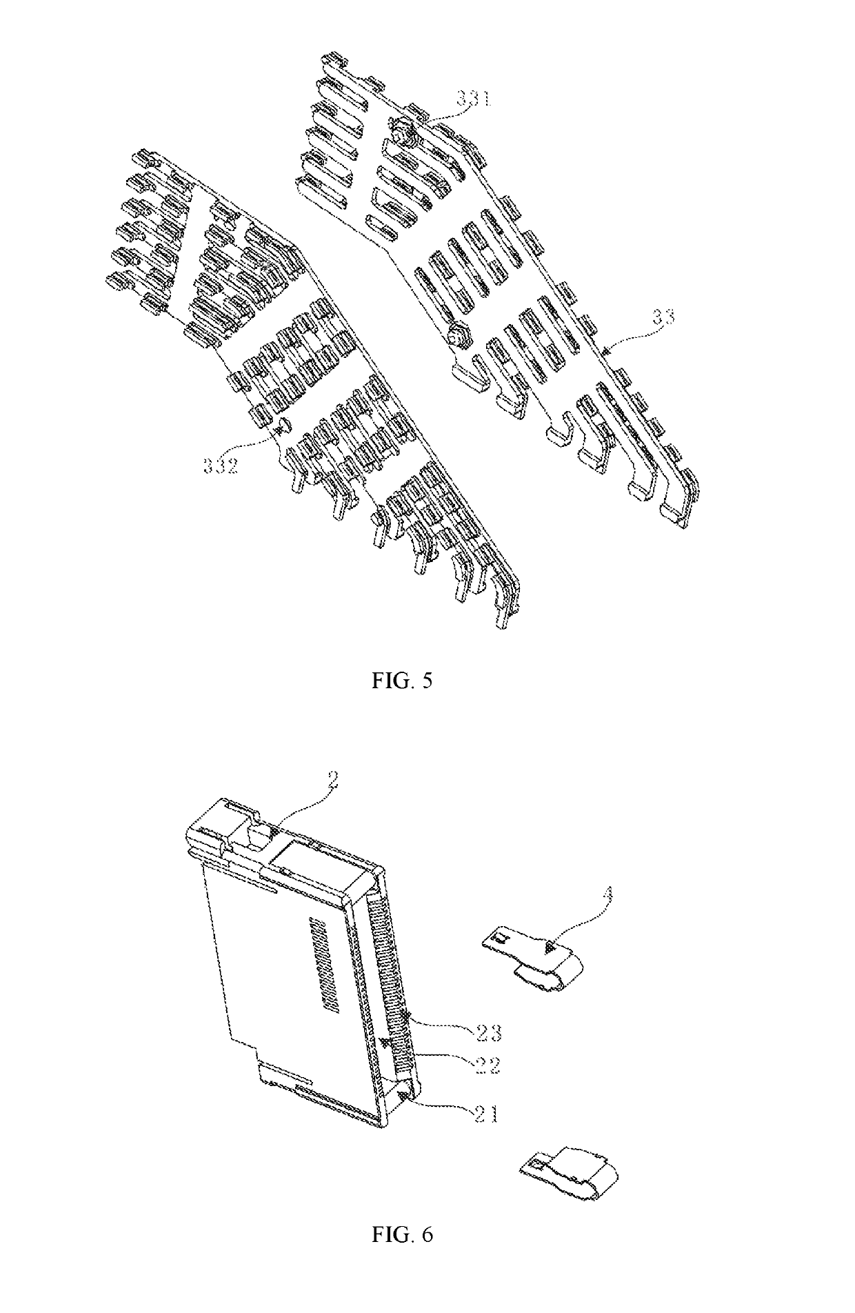 High-speed plug-in card connector