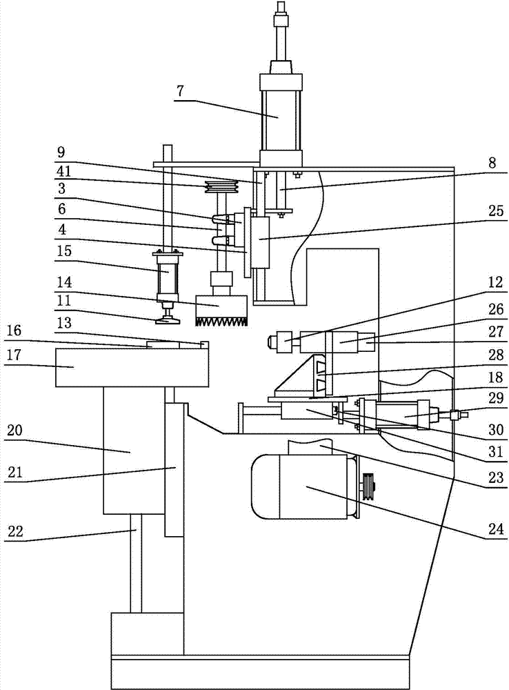 Equipment for grooving and drilling on side of cutting board