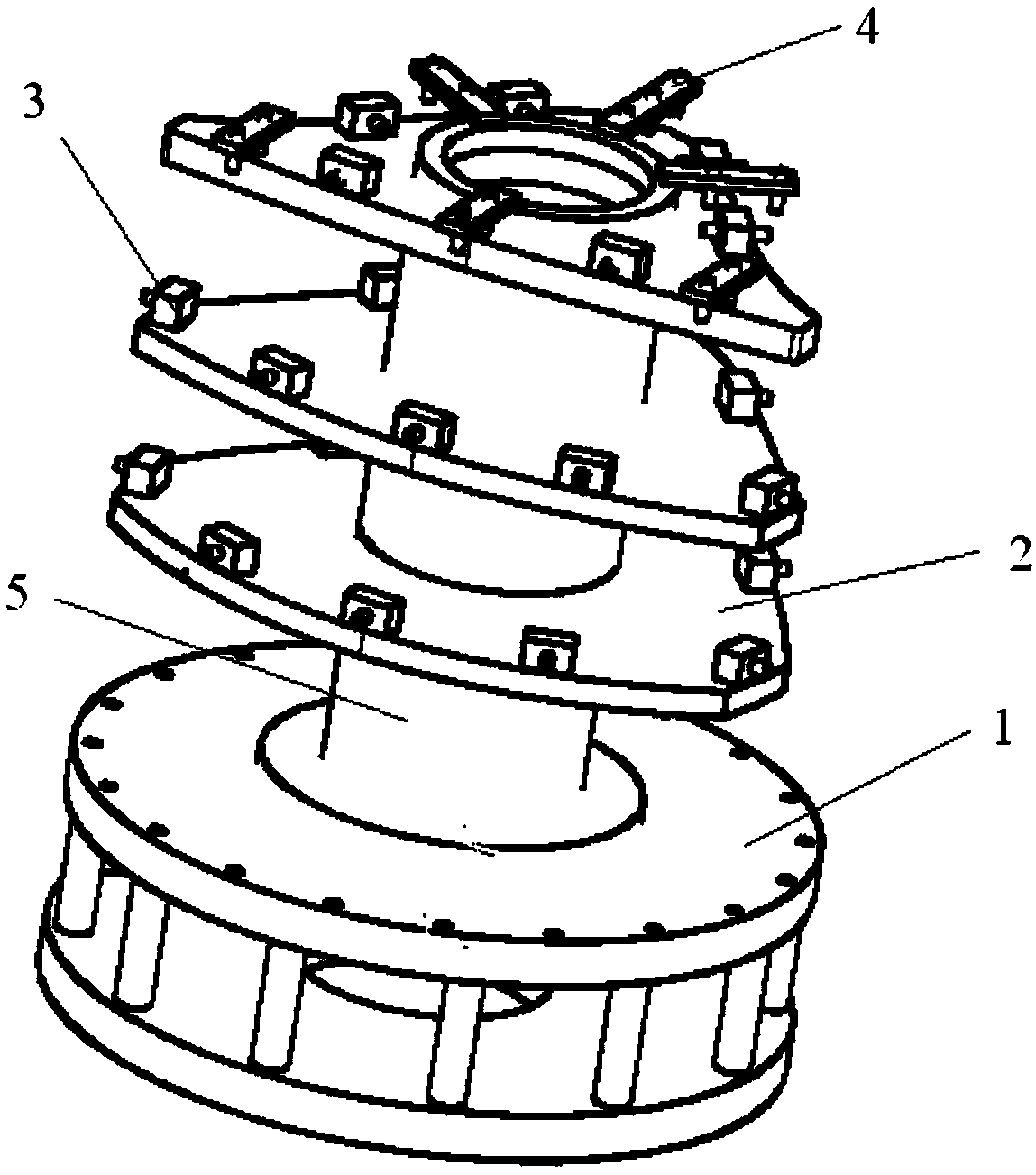 Low-deformation processing method for thin-wall large-area special-shaped composite case