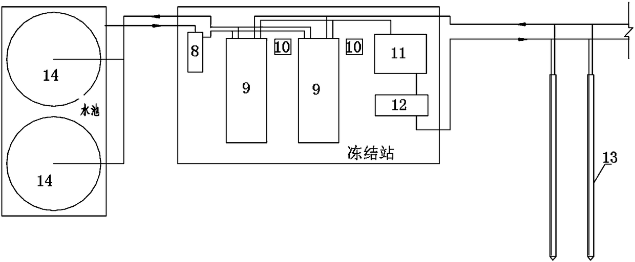 Open-cut tunnel water-stop structure and construction method for protecting groundwater environment