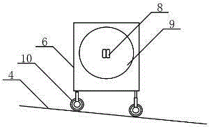 Thermal radiation device for preventing ramp road surface from icing