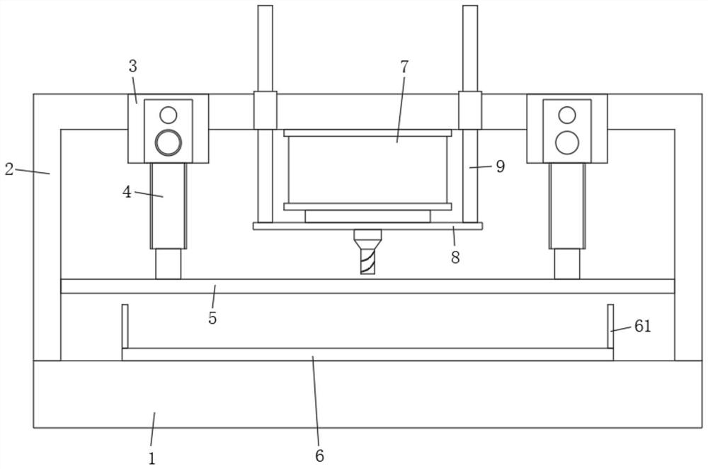 Punching and discharging all-in-one machine