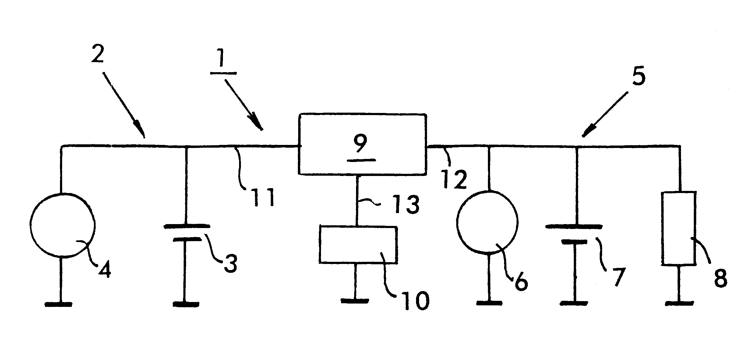 Electrical system for motor vehicles