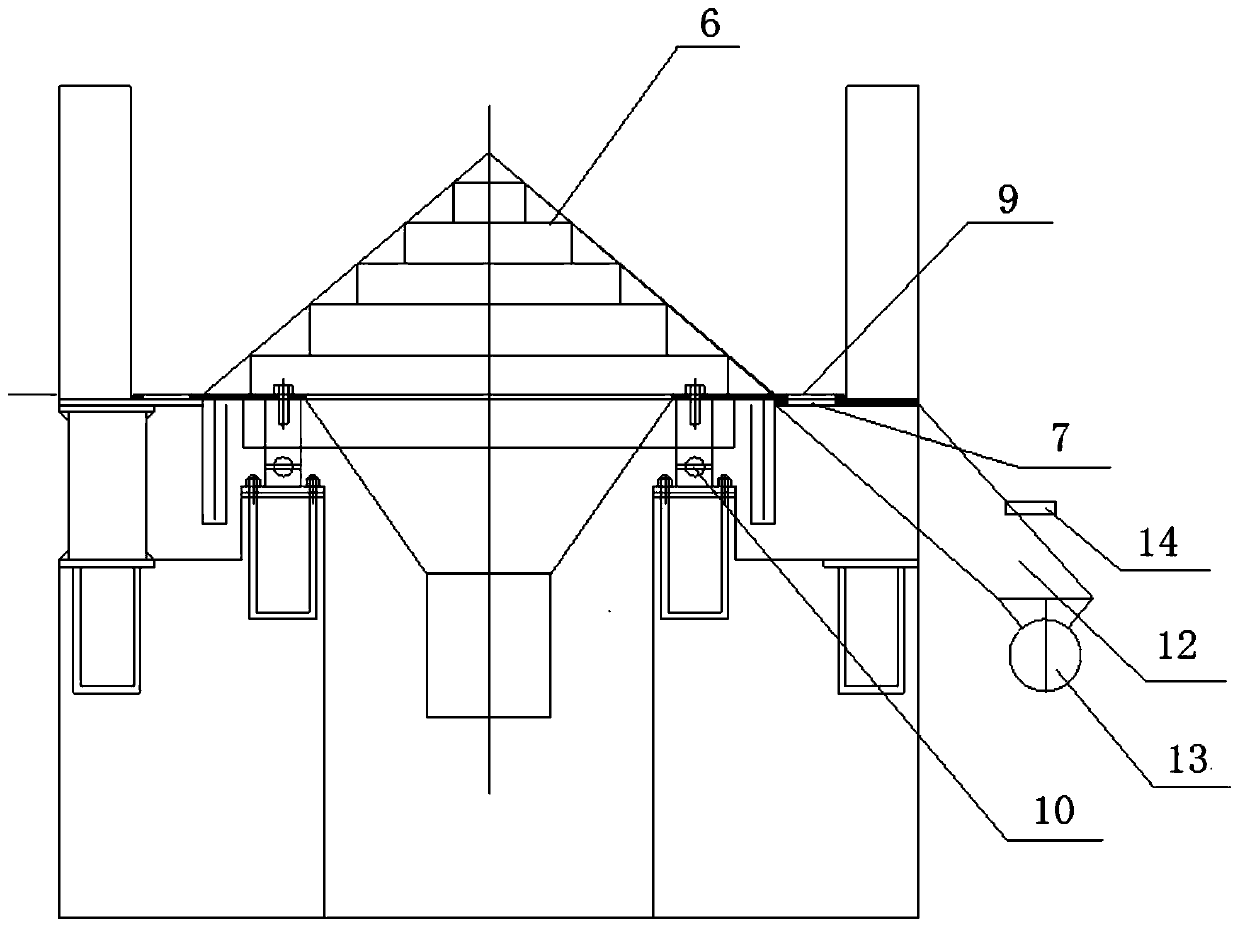 Dry deslagging and dry distillation furnace for small oil shale grains