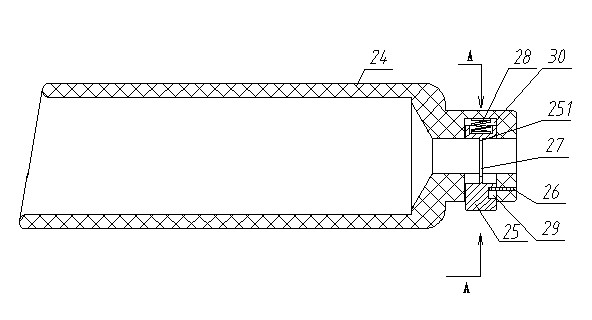 Pair of special pliers for uterus resection operations