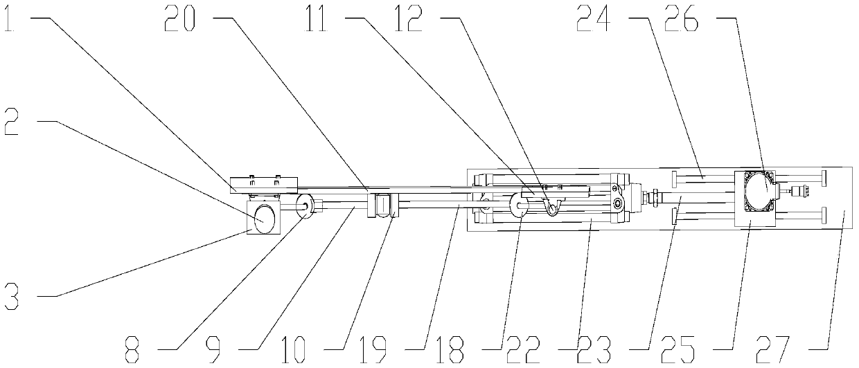 A high-precision measuring device for large-stroke displacement based on the working principle of dynamic balance