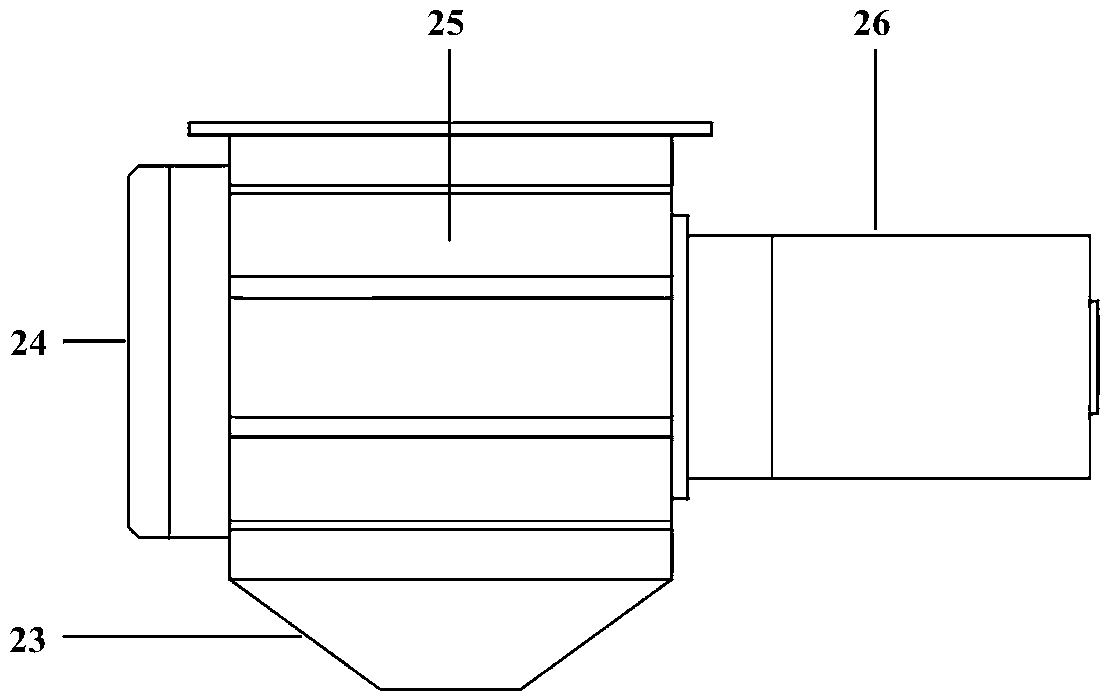 Precise and quantitative fertilizer intelligent stirring and grinding circulation mixing system