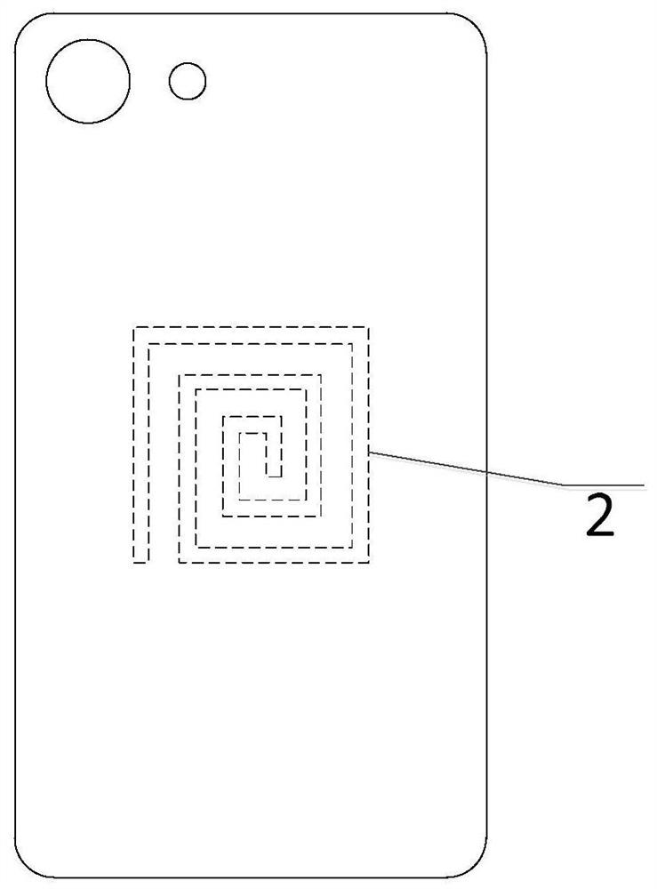 Intelligent terminal radio frequency antenna and manufacturing process thereof