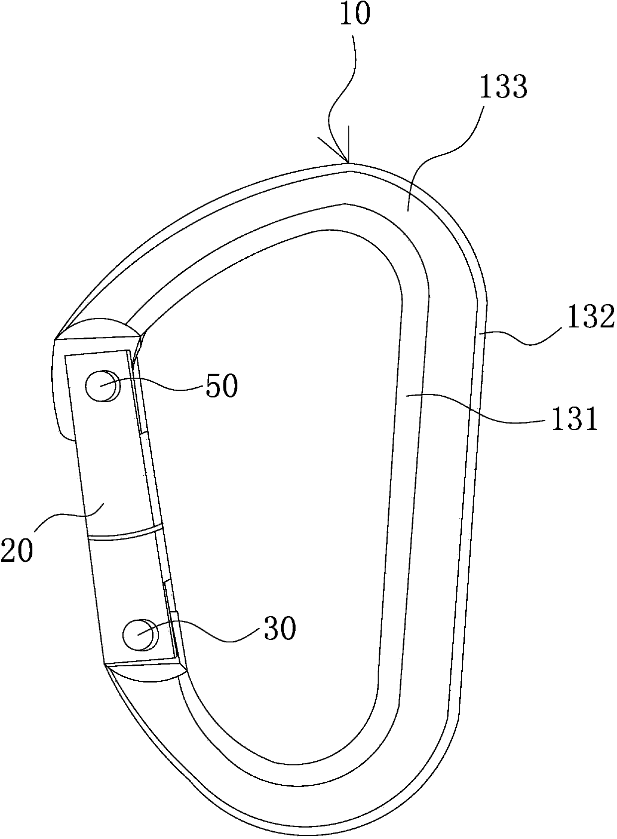 Mountain-climbing hook and processing technology thereof