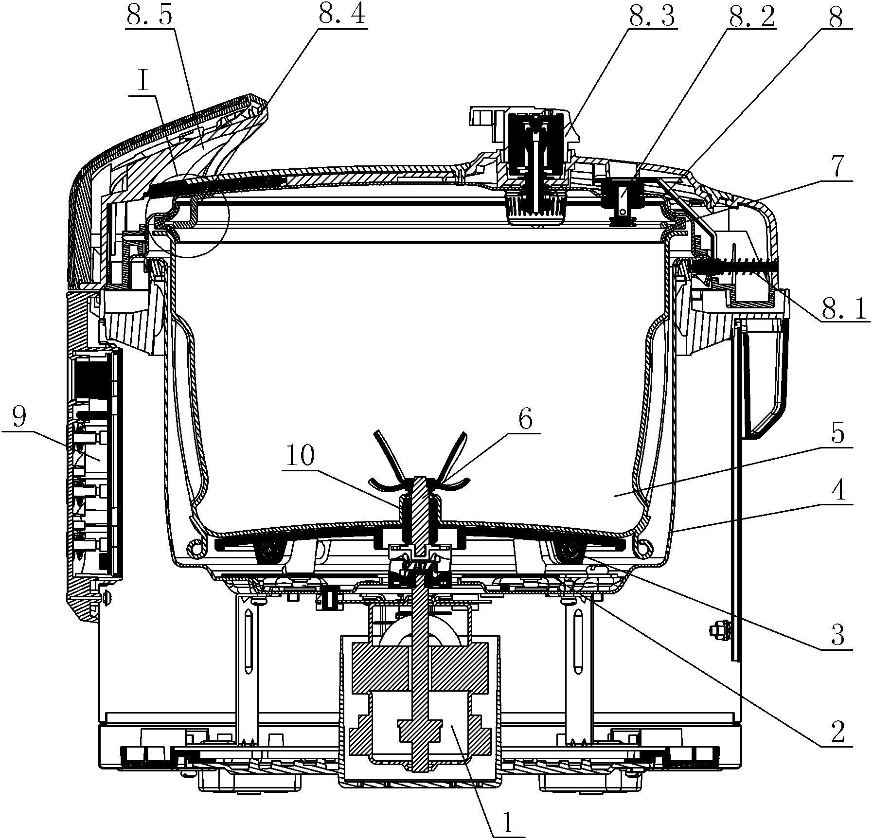 High-temperature high-pressure soymilk machine