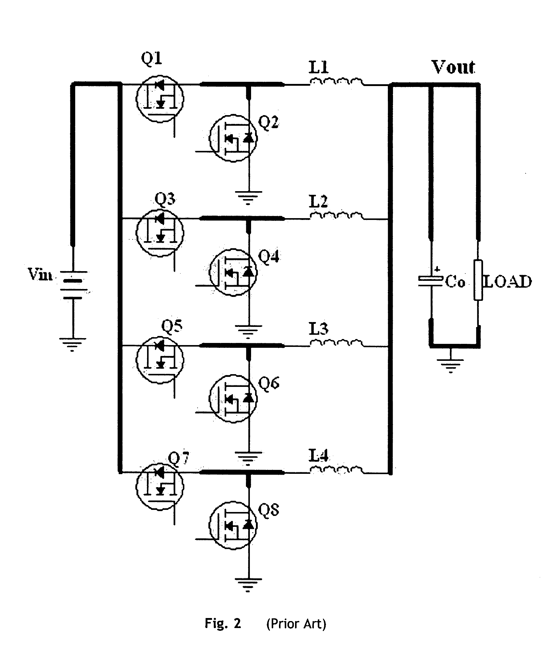 Non-isolated DC-DC converters with direct primary to load current