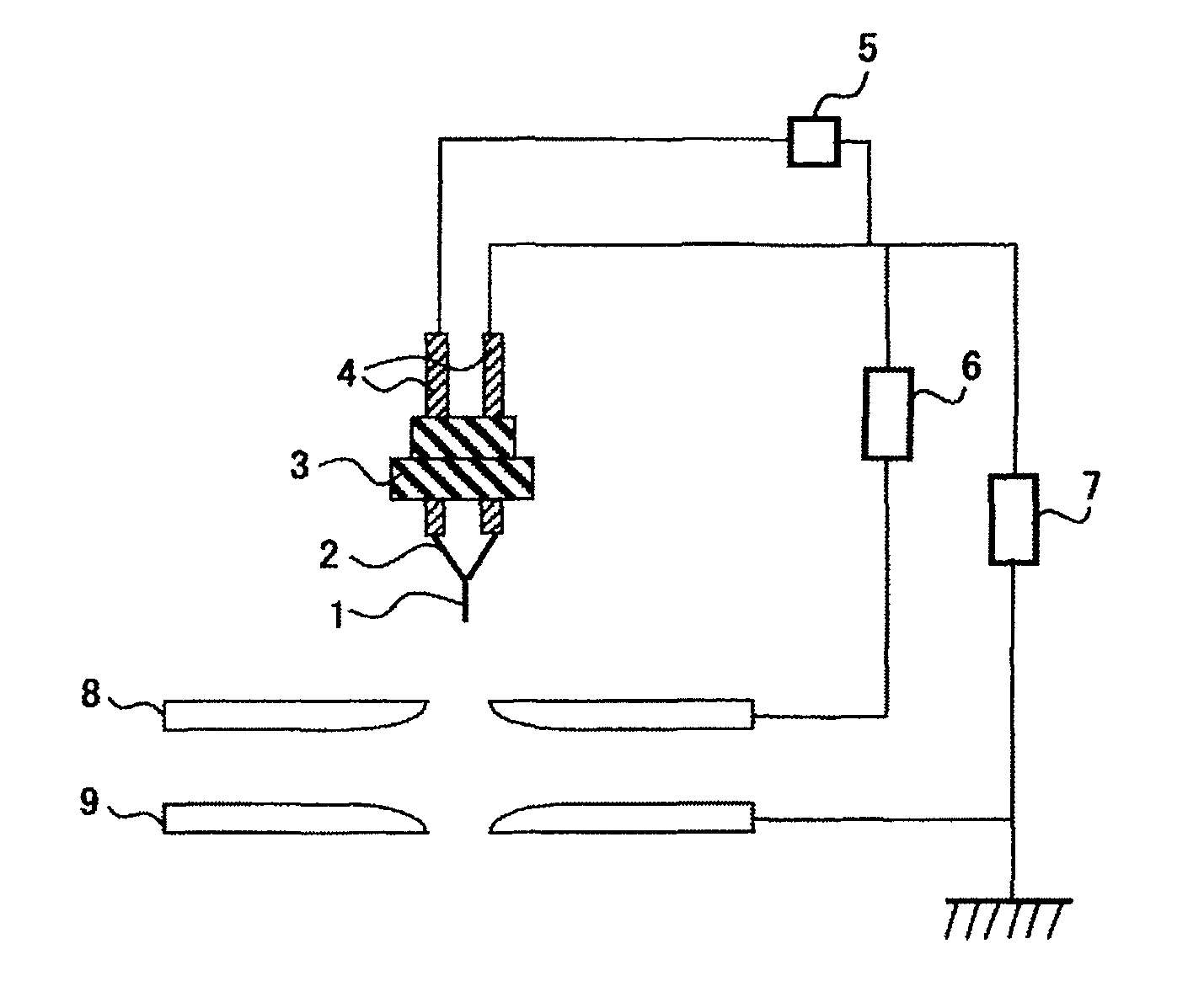 Field emission electron gun and electron beam applied device using the same