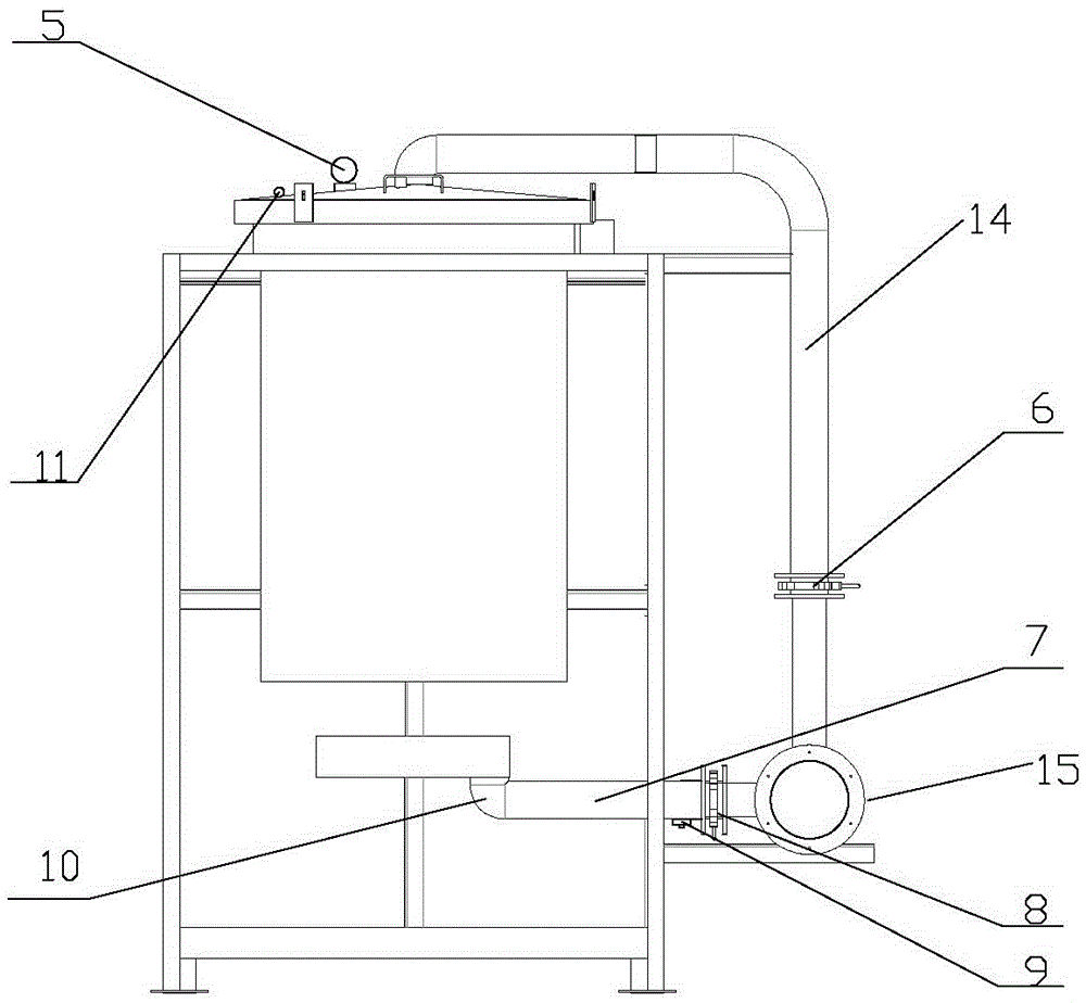 High efficiency, environmental protection and energy saving biomass carbon making unit