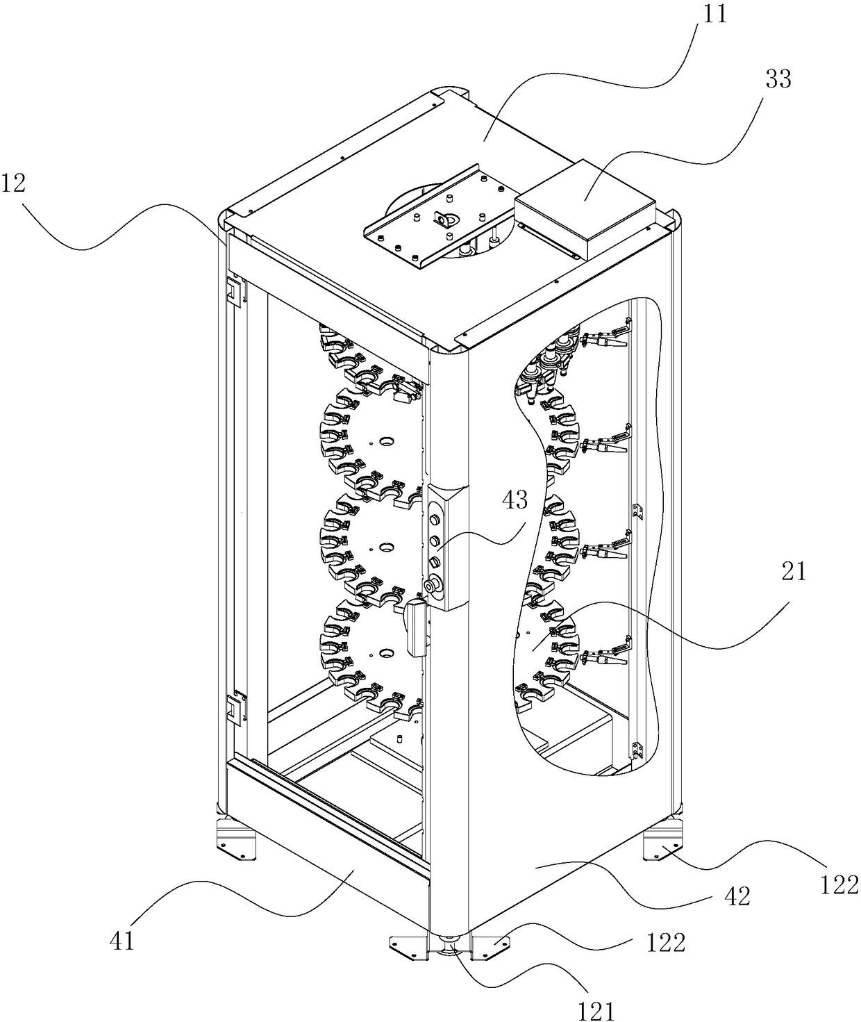 Rotating tool magazine and using method thereof