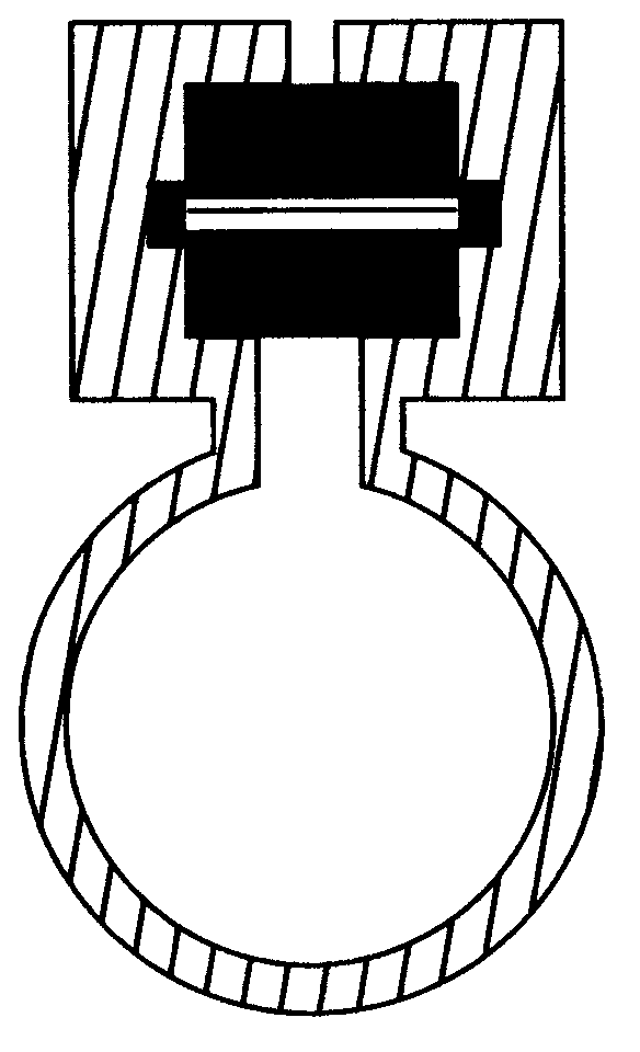 Slotted type steam-driven catapult for airplane short-distance take-off