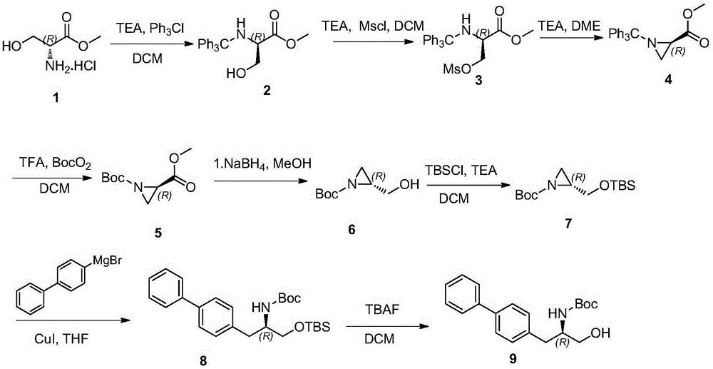 LZC696 intermediate and synthetic method therefor